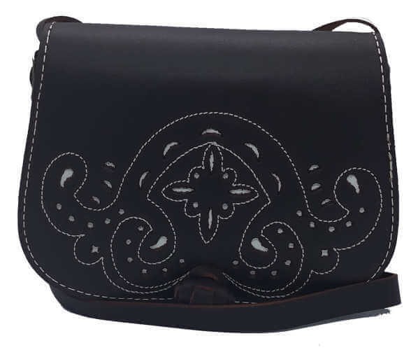 Bolso Riñonera Oval. Engrasado.